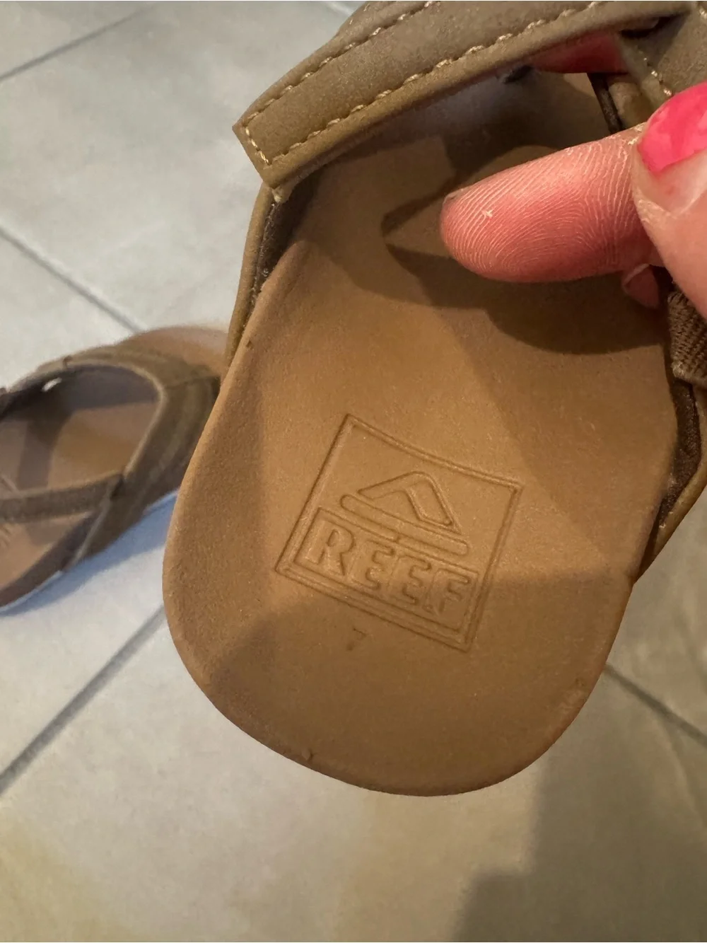Kids Brown Flip Flop Sandals